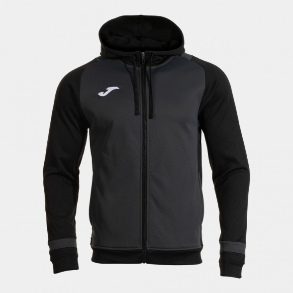 CHAQUETA CON CAPUCHA LIDER ANTRACITA NEGRO